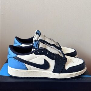 Air Jordan 1 Low OG GS Obsidian Blue CZ0858-400 Size 5Y